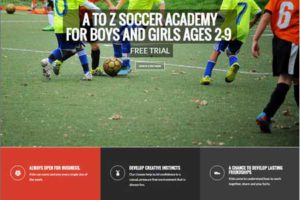 A to Z Soccer Academy- Webonedesign.com
