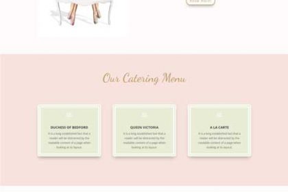 High Tea LA - Web one Design